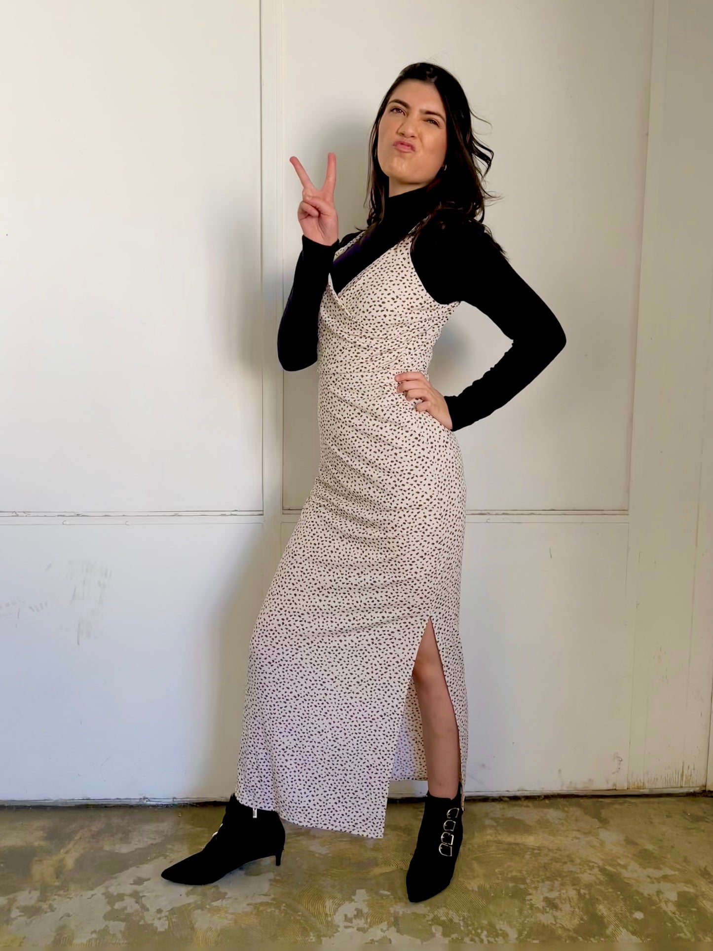 Style Standout Long Slit Dress